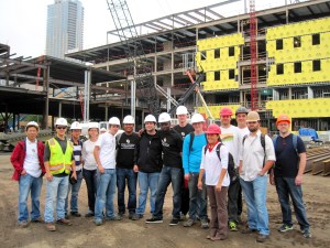 CE students tour new Academic 1 Building