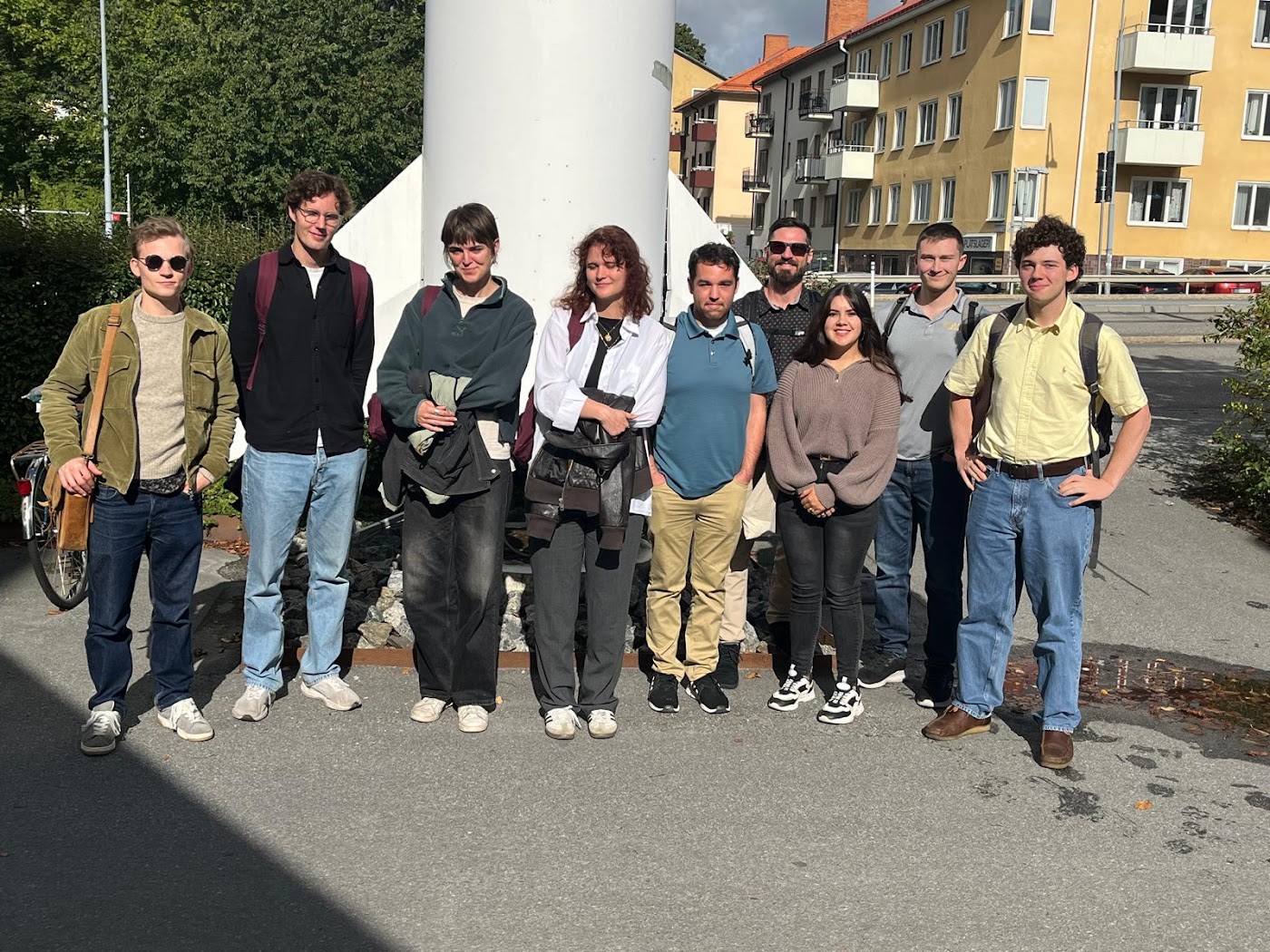 Sam Post and the SSC team in Sweden