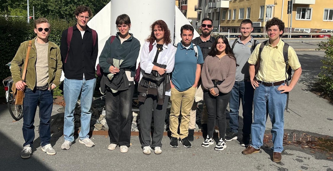 Sam Post and the SSC team in Sweden