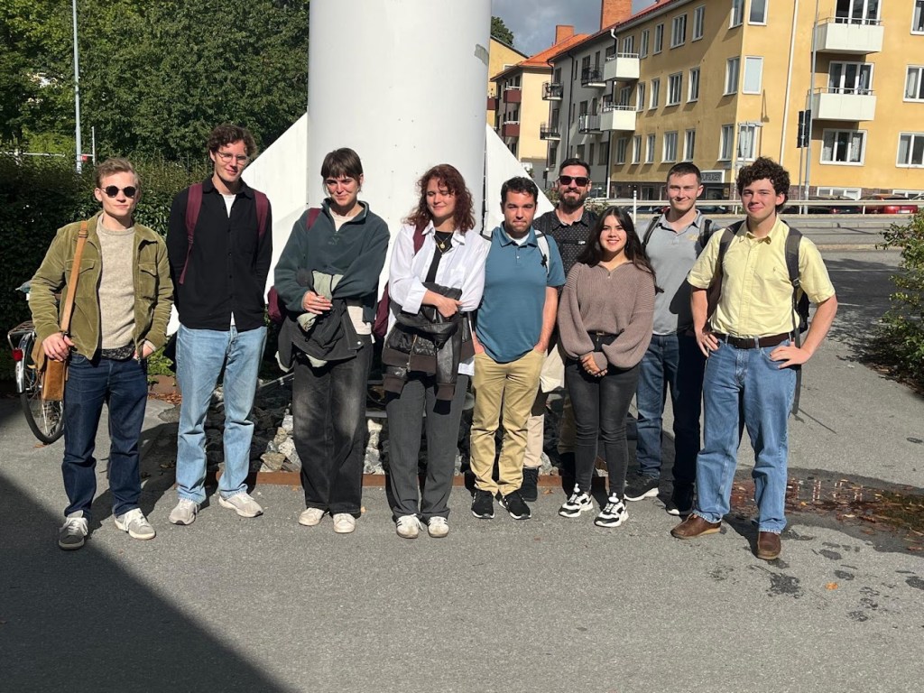 Sam Post and the SSC team in Sweden